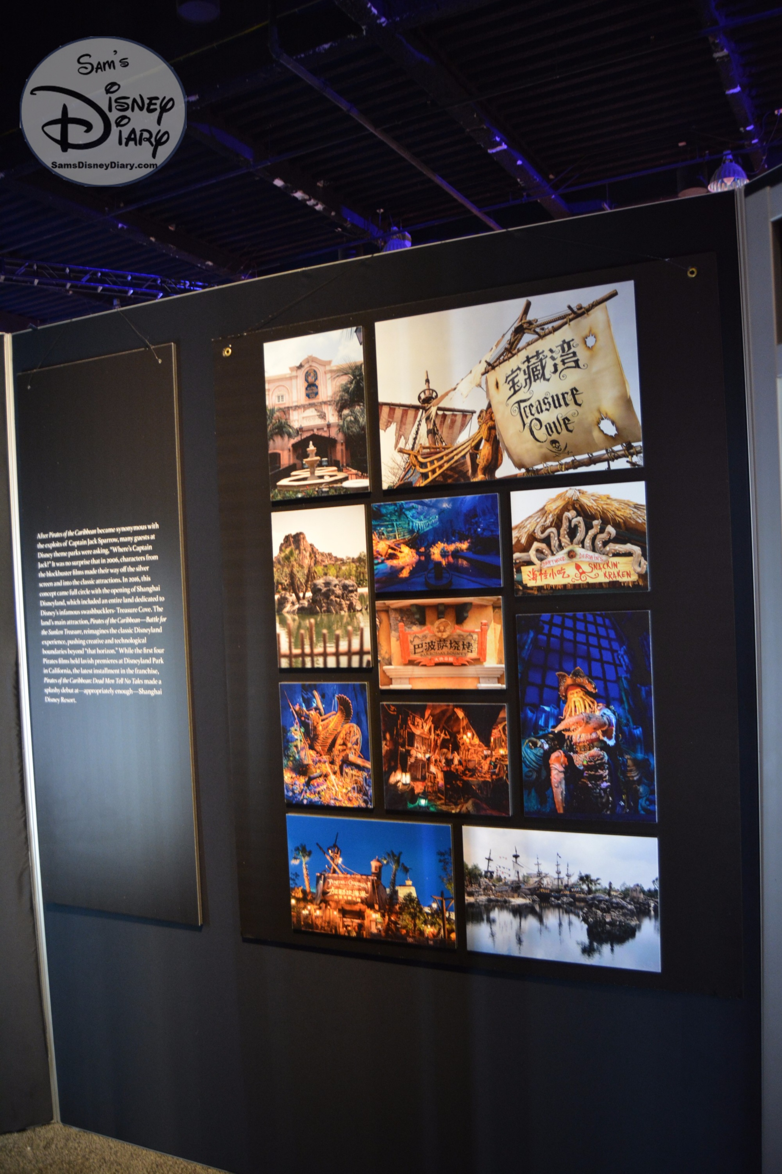 The D23 Expo Pirates Archive was full of Props and sets from all the Pirates Movies.