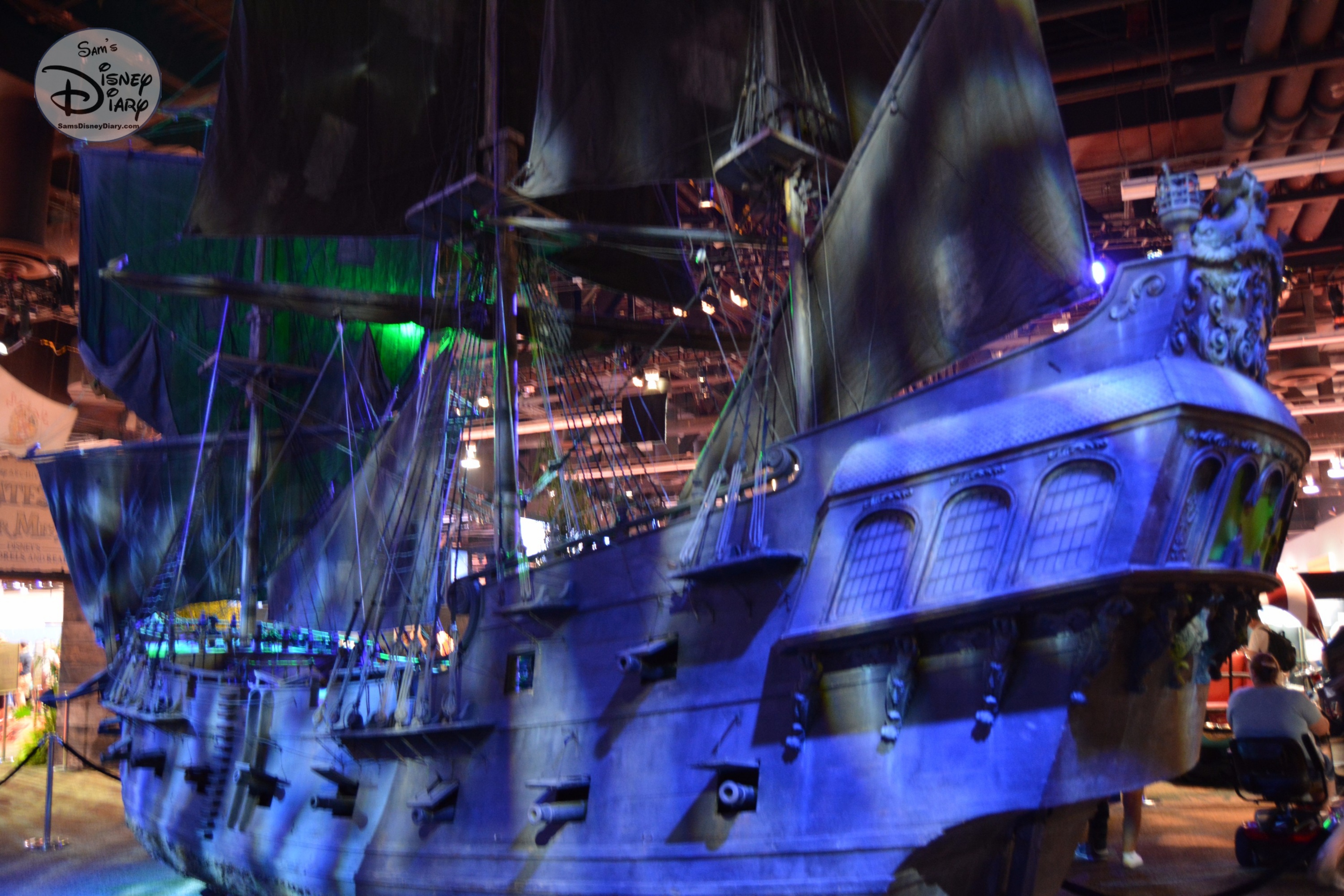 The D23 Expo Pirates Archive was full of Props and sets from all the Pirates Movies.
