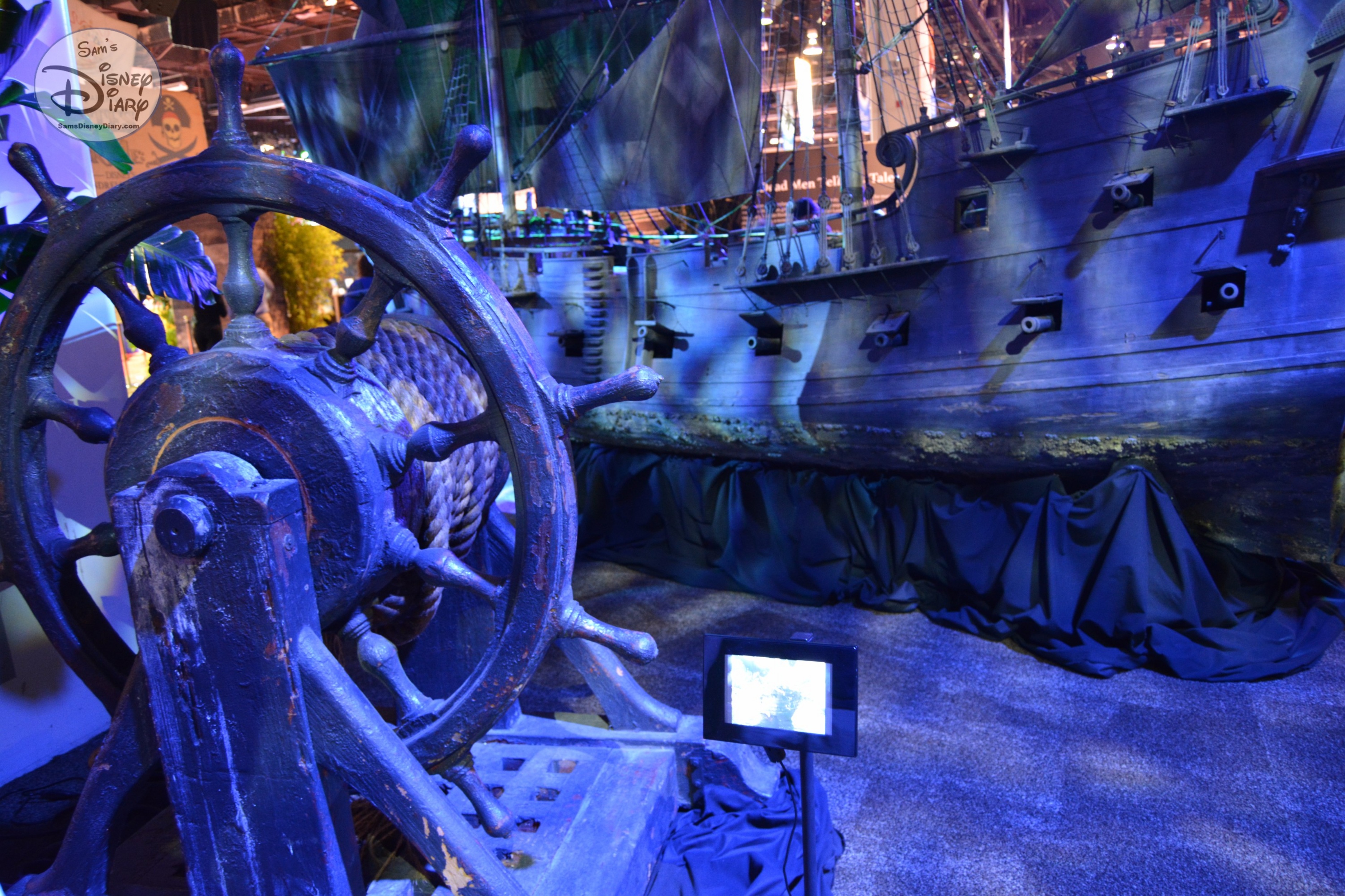 The D23 Expo Pirates Archive was full of Props and sets from all the Pirates Movies.