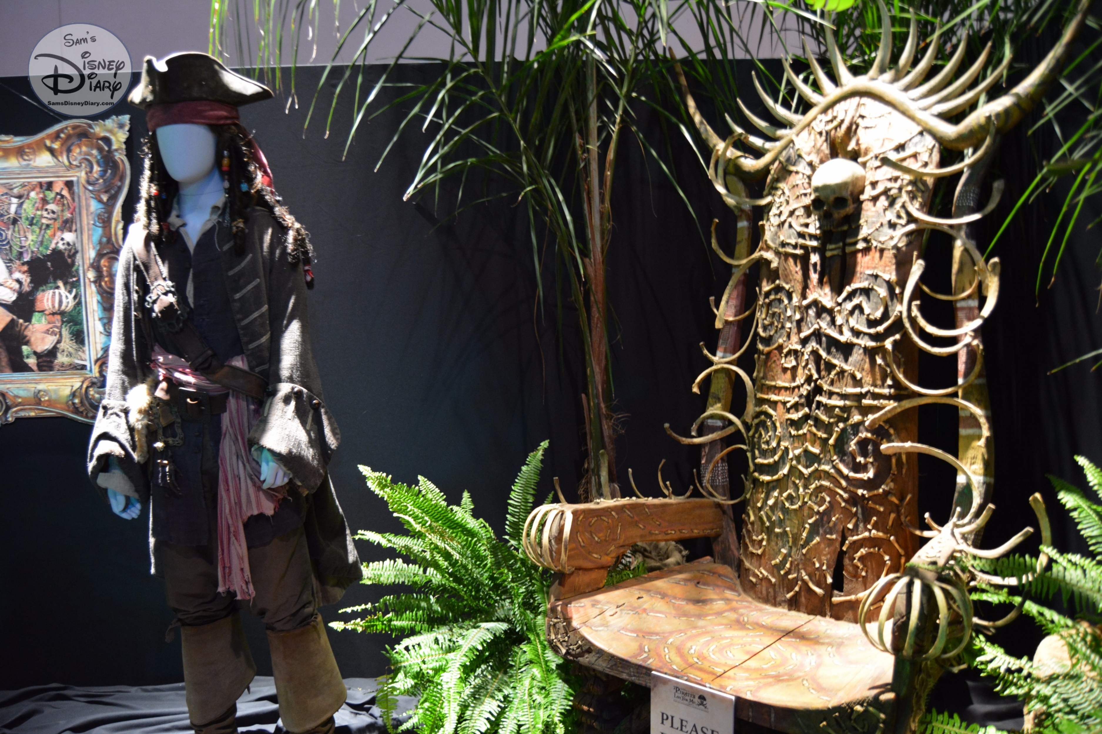 The D23 Expo Pirates Archive was full of Props and sets from all the Pirates Movies.