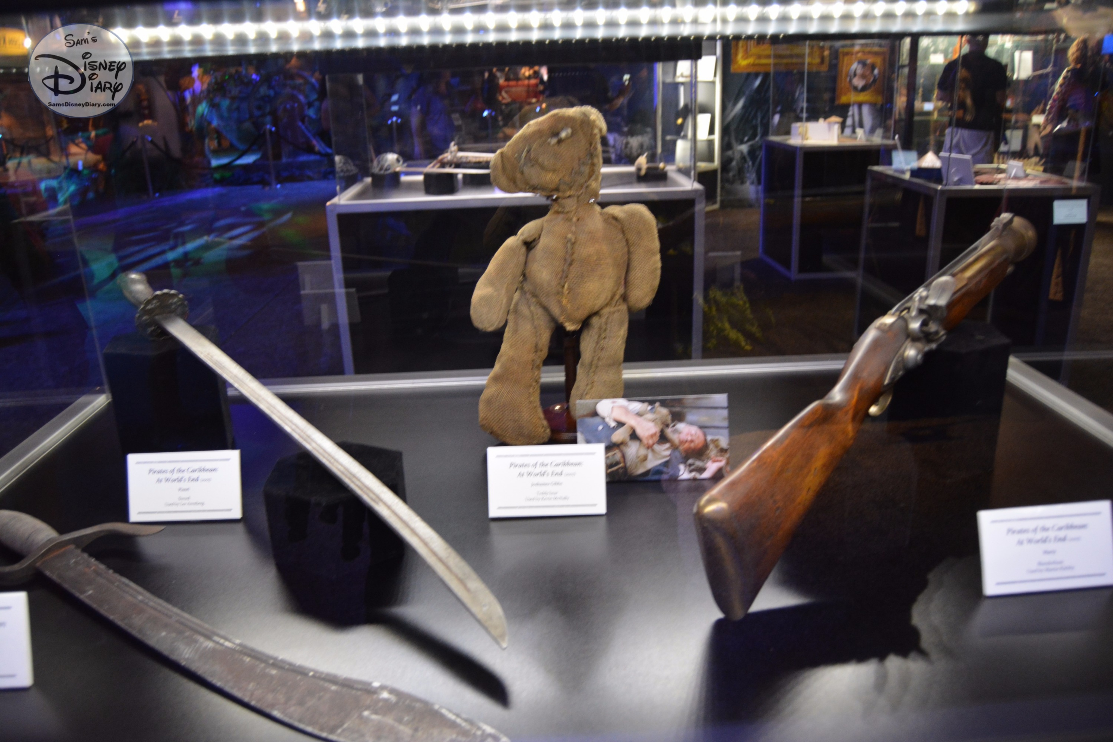 The D23 Expo Pirates Archive was full of Props and sets from all the Pirates Movies.