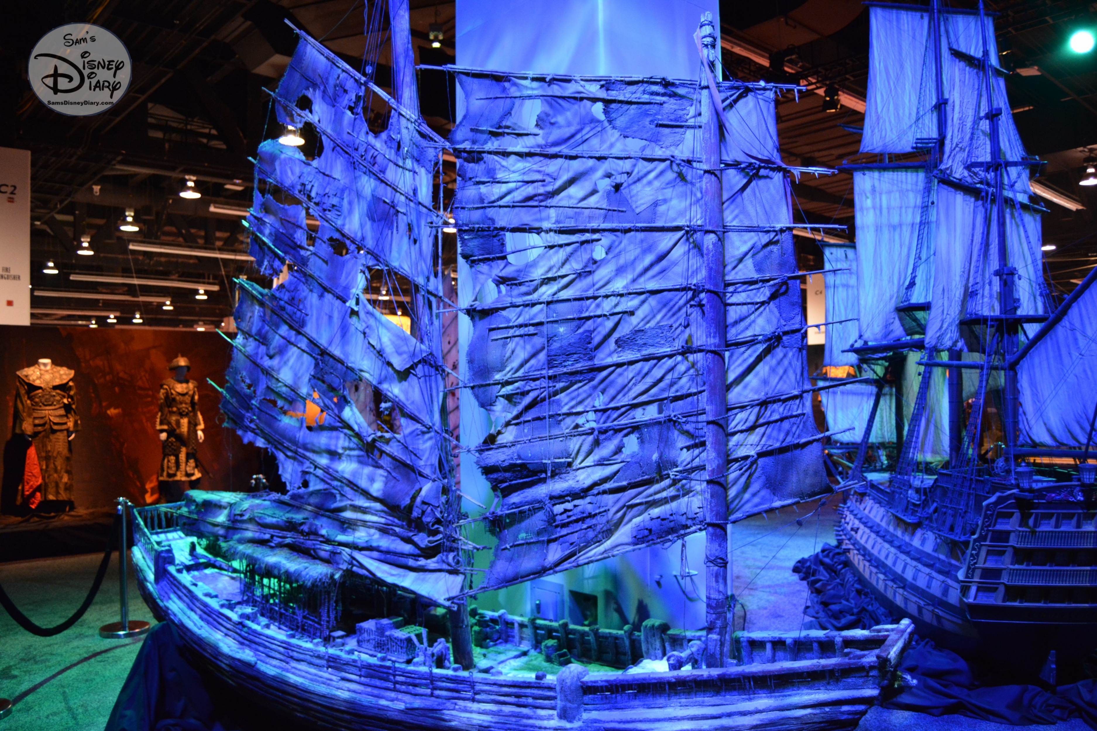 The D23 Expo Pirates Archive was full of Props and sets from all the Pirates Movies.