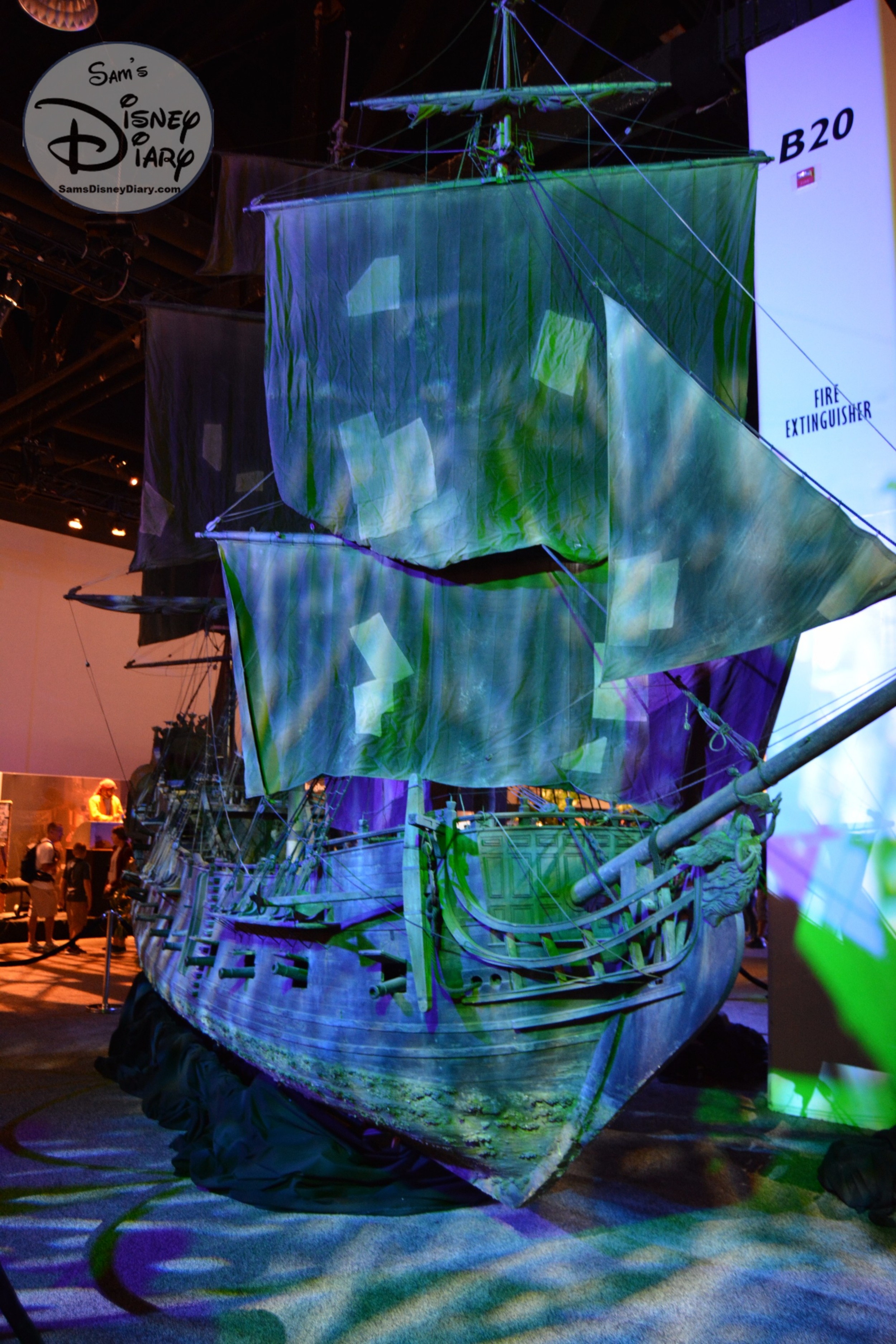The D23 Expo Pirates Archive was full of Props and sets from all the Pirates Movies.