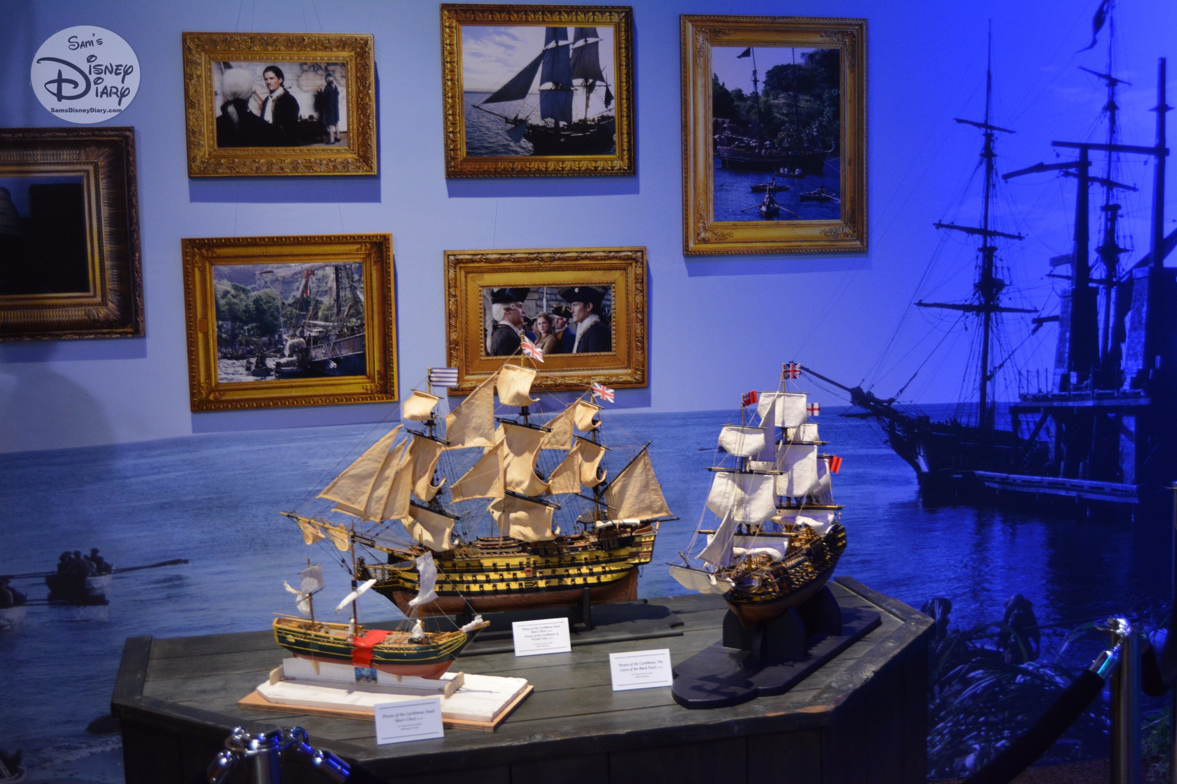 The D23 Expo Pirates Archive was full of Props and sets from all the Pirates Movies.