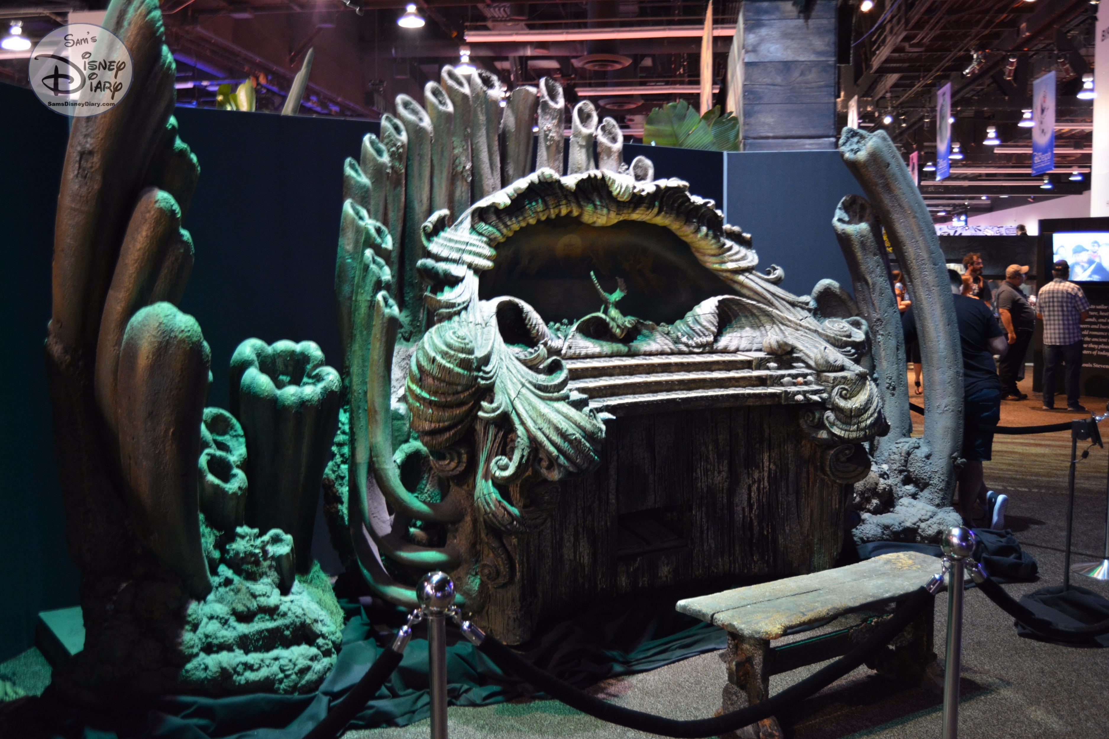 The D23 Expo Pirates Archive was full of Props and sets from all the Pirates Movies.