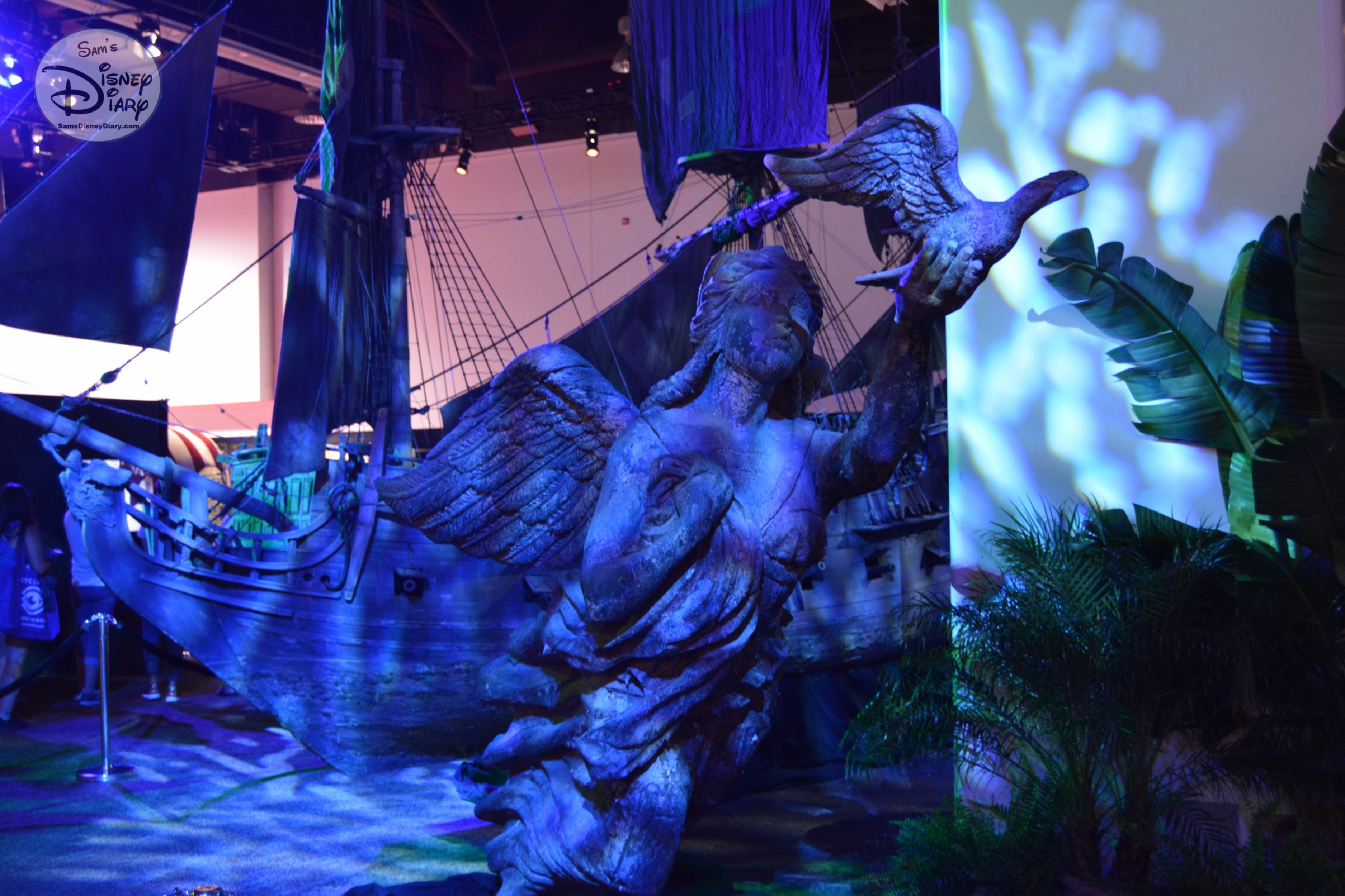 The D23 Expo Pirates Archive was full of Props and sets from all the Pirates Movies.