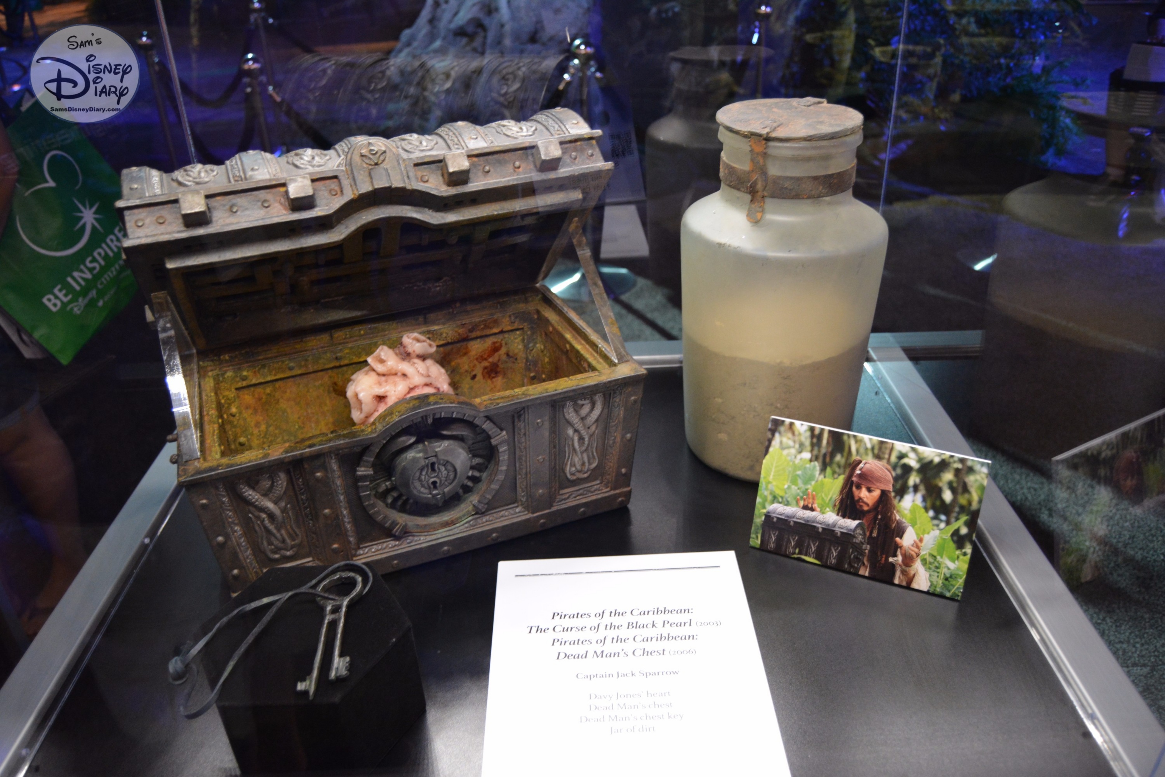 The D23 Expo Pirates Archive was full of Props and sets from all the Pirates Movies.