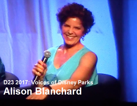D23 Expo 2017 - Voices of the Parks - Alison Blanchard