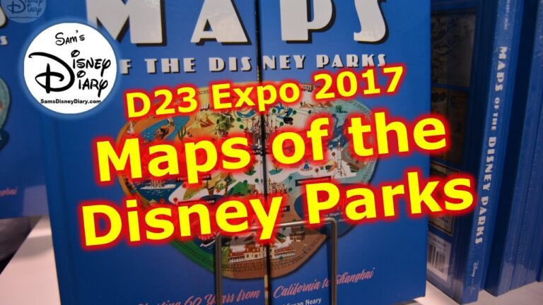D23 Expo | 2017 | Maps of the Disney Parks | Walt Disney World | Disneyland | Maps | Marty Sklar | Disney Maps | Disney History