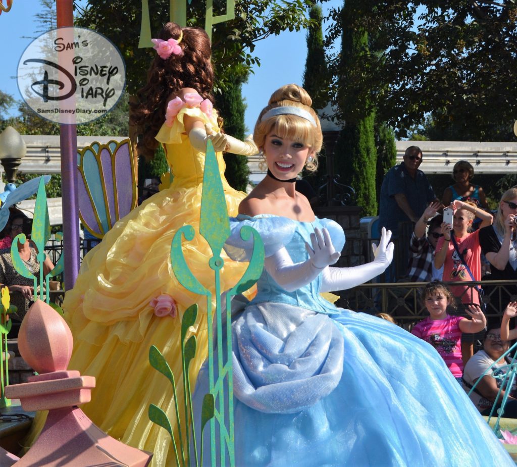 Cinderella on the Royal Princess Romantic Melodies float