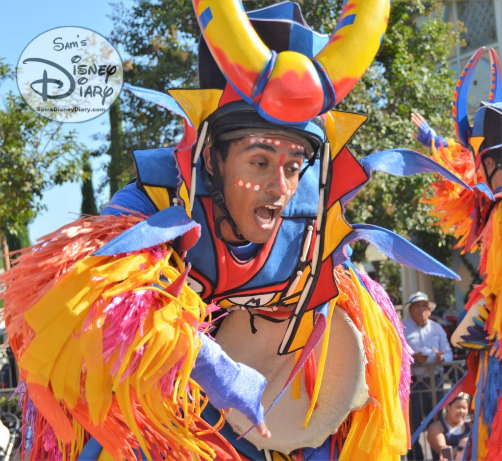 Lots of Dancers are part of Simba's Beastly Beats during the Disneyland Soundsational parade
