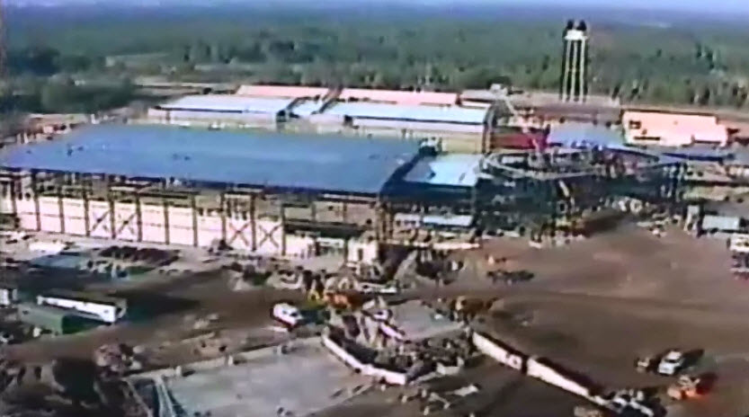 SamsDisneyDiary #101: Early Construction of Disney MGM Studios as seen during the 1987 Christmas Day Parade