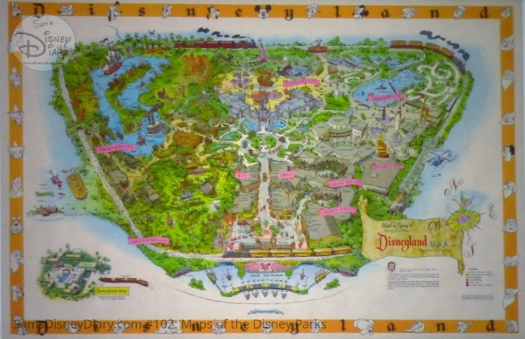 Disneyland Fun Map - From D23 Expo 2017 Maps of the Disney Parks and the book