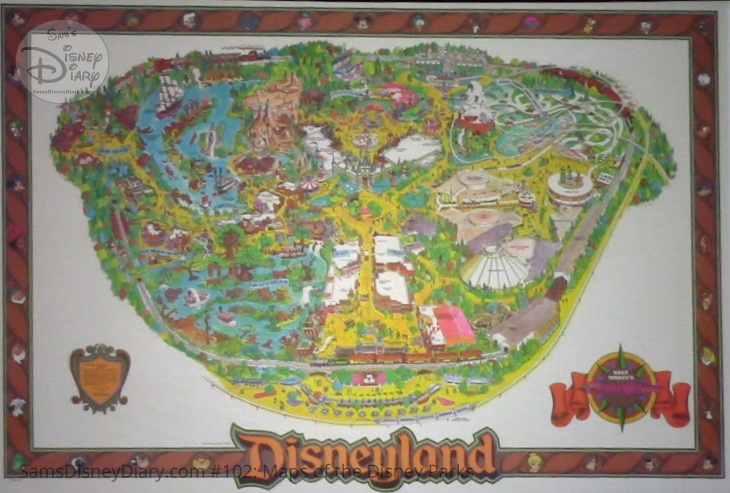 Disneyland Park Fun Map - From D23 Expo 2017 Maps of the Disney Parks and the book