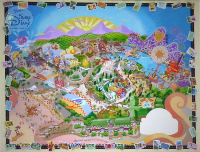 Disney California Adventure Fun Map - From D23 Expo 2017 Maps of the Disney Parks and the book