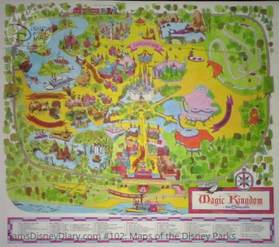 Magic Kingdom Fun Map - From D23 Expo 2017 Maps of the Disney Parks and the book