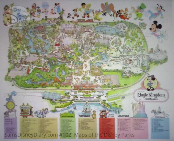 Walt Disney World Magic Kingdom Fun Map - From D23 Expo 2017 Maps of the Disney Parks and the book