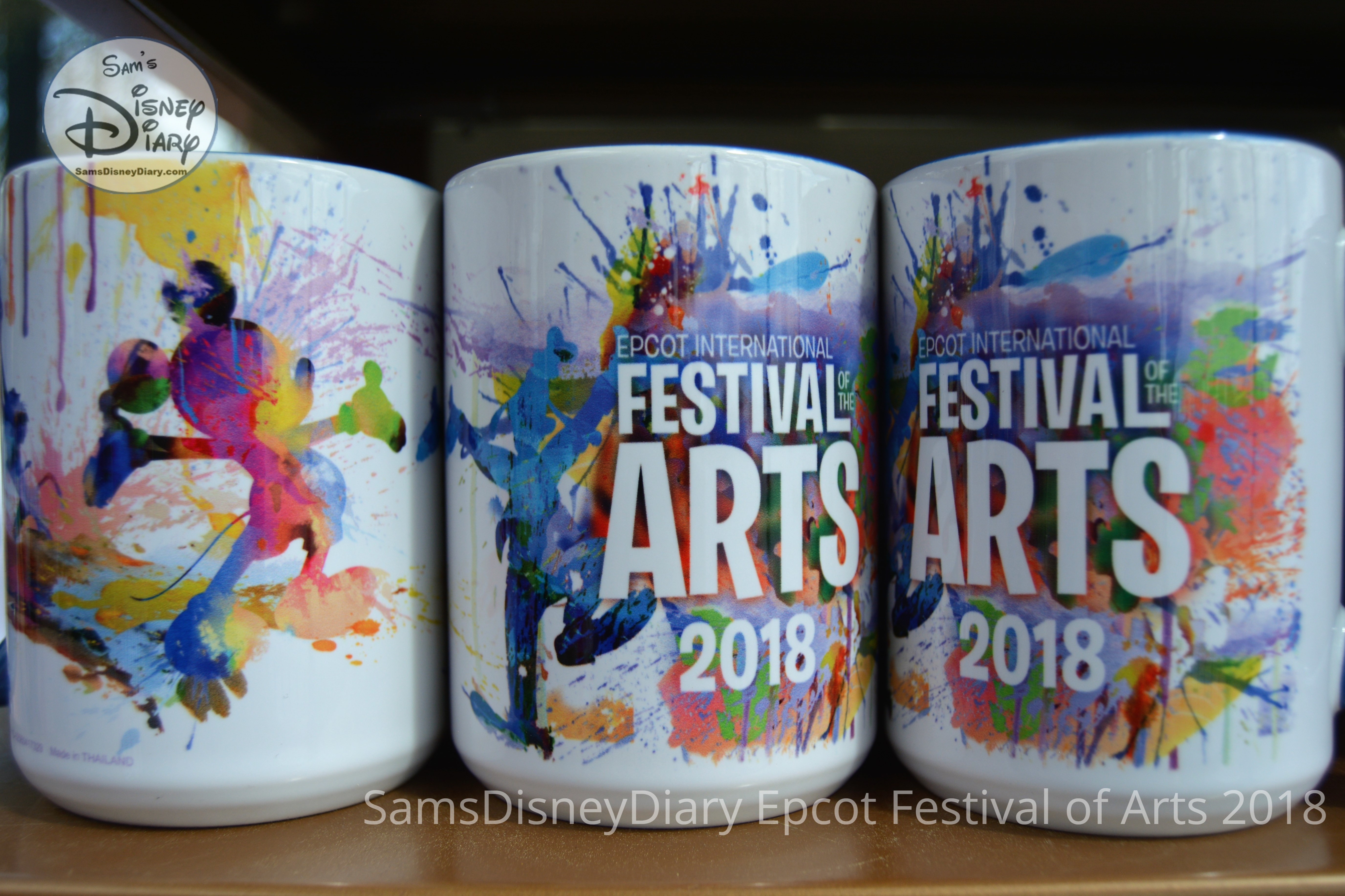 SamsDisneyDiary 105 - Epcot Festival of Arts 2018 Mug