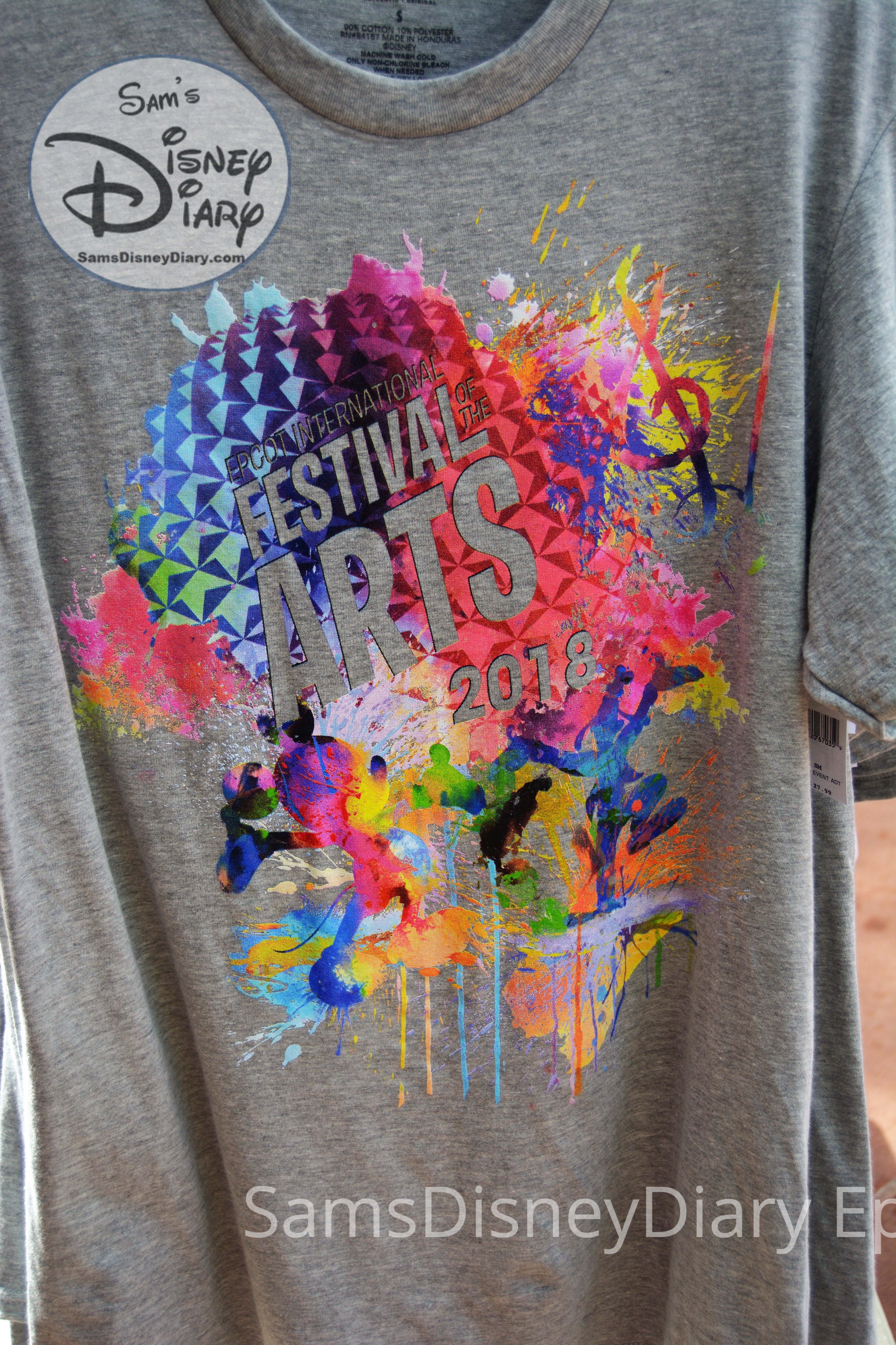 SamsDisneyDiary 105 - Epcot Festival of Arts 2018 T-Shirt