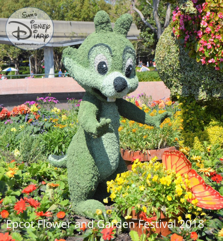 Sams Disney Diary Epcot Flower and Garden Festival 2018 - Chip and Dale