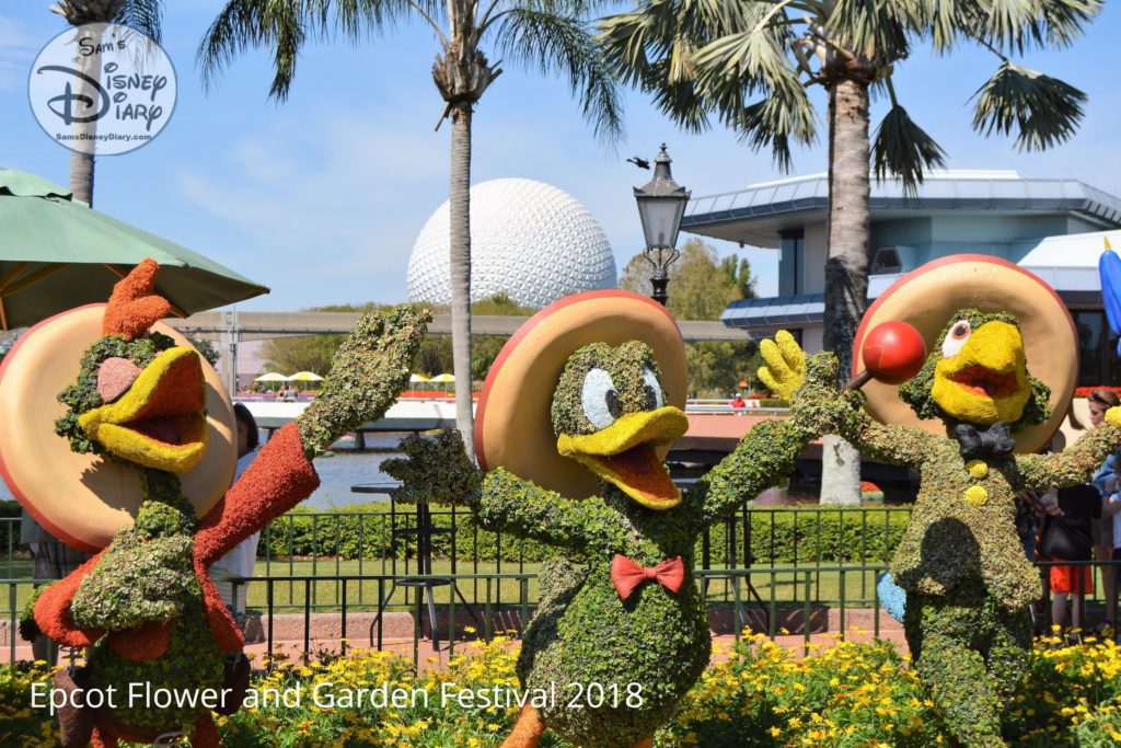 Sams Disney Diary Epcot Flower and Garden Festival 2018 - The Three Caballeros