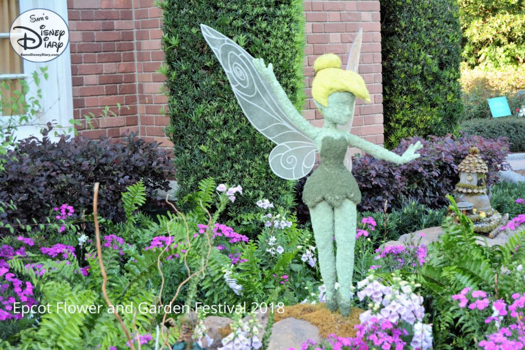 Sams Disney Diary Epcot Flower and Garden Festival 2018 - Topiaries - Tinker Bell