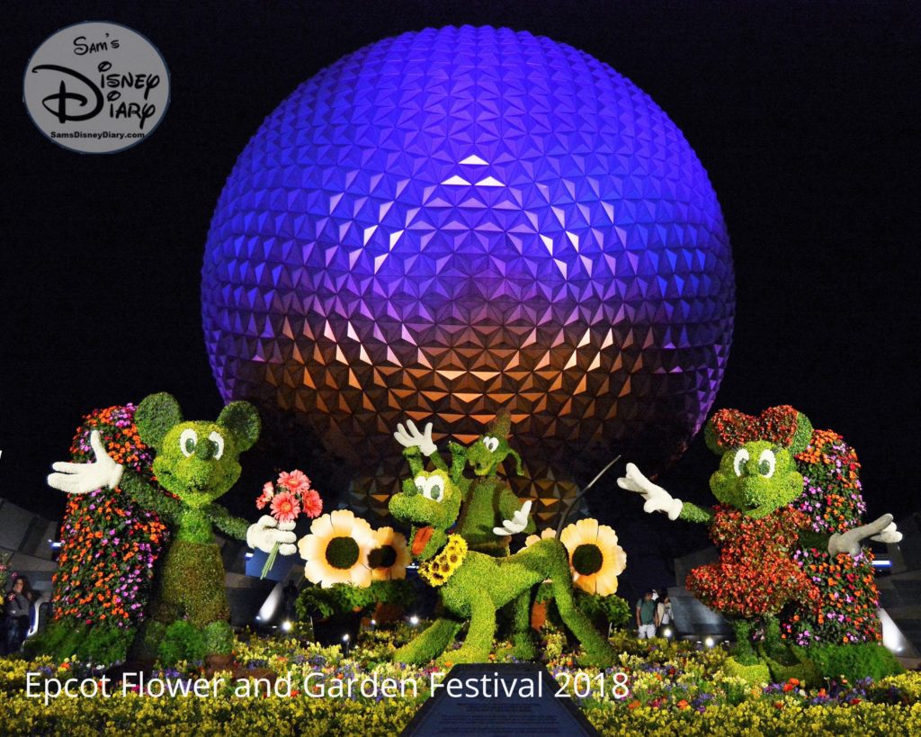 Sams Disney Diary Epcot Flower and Garden Festival 2018 - Topiaries - 2018 Welcome Topiaries