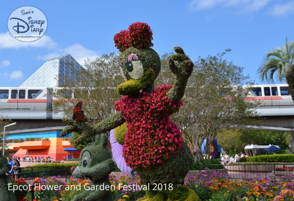 Sams Disney Diary Epcot Flower and Garden Festival 2018 - Topiaries - Daisy