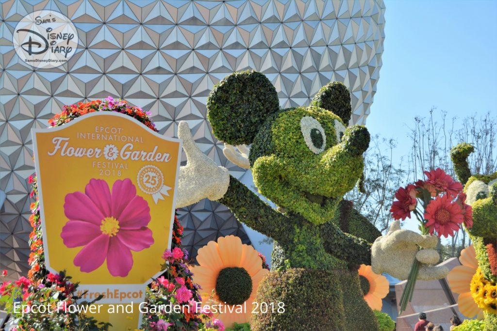 Sams Disney Diary Epcot Flower and Garden Festival 2018 - Topiaries - Mickey