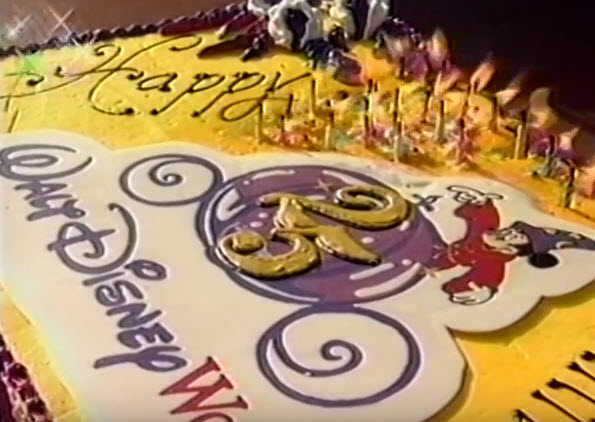 From the 1997 Walt Disney World Happy Easter Parade. 25th anniversary cake