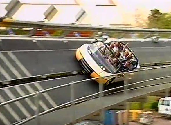From the 1997 Walt Disney World Happy Easter Parade. Among the new attractions at Walt Disney World - Test Track