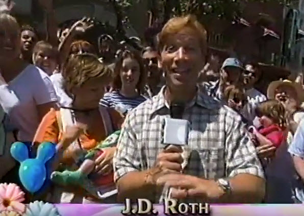 J.D. Roth from Walt Disney World Inside-Out during the Happy Easter Parade 1997