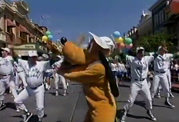 Pluto and his baseball team perform take be out to the ball park..