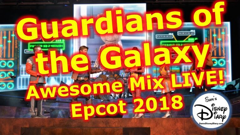 Guardians of the Galaxy Awesome Mix Live concert Epcot