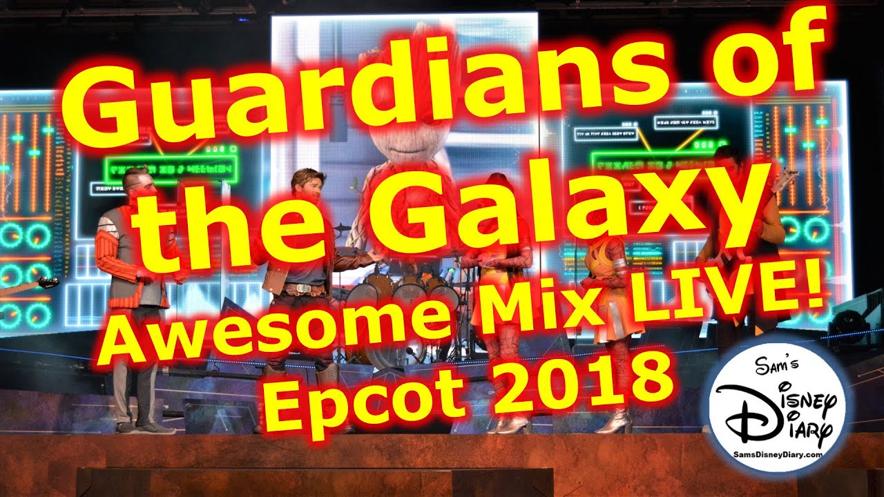 Guardians of the Galaxy Awesome Mix Live concert Epcot