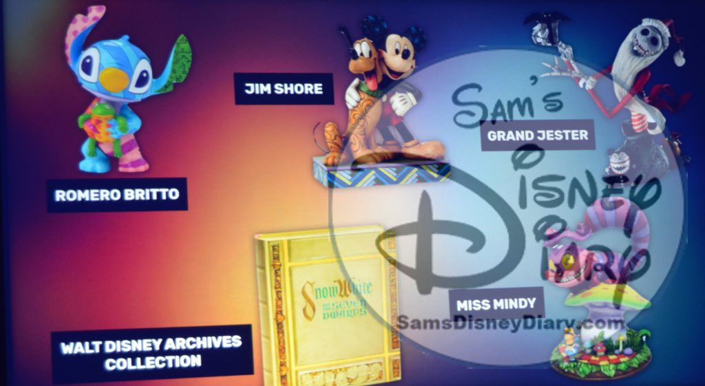 Examples of Disney Art and licenses