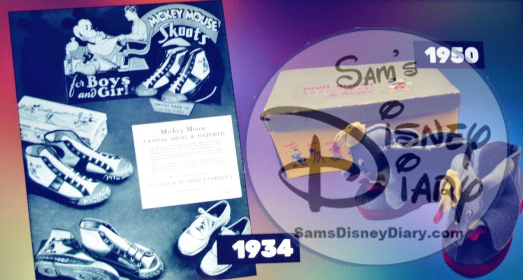 The Product Legacy Breakout at the D23 Expo 2017 highlights the history of Disney Merchandise. Products from 1934