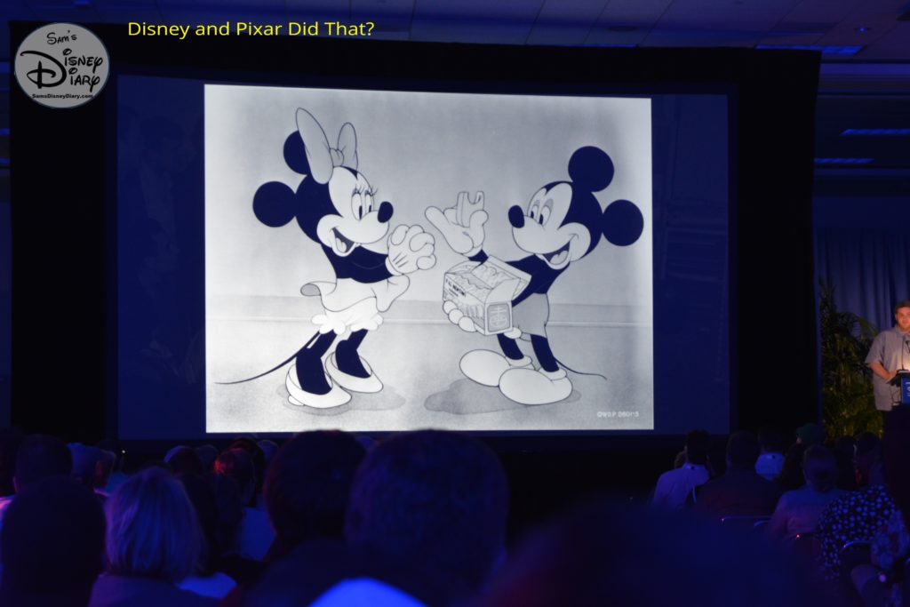 SamsDisneyDiary #113: Disney and Pixar Did That? Advertisements and Commercials. Mickey and Minnie enjoy some Fig Newtons