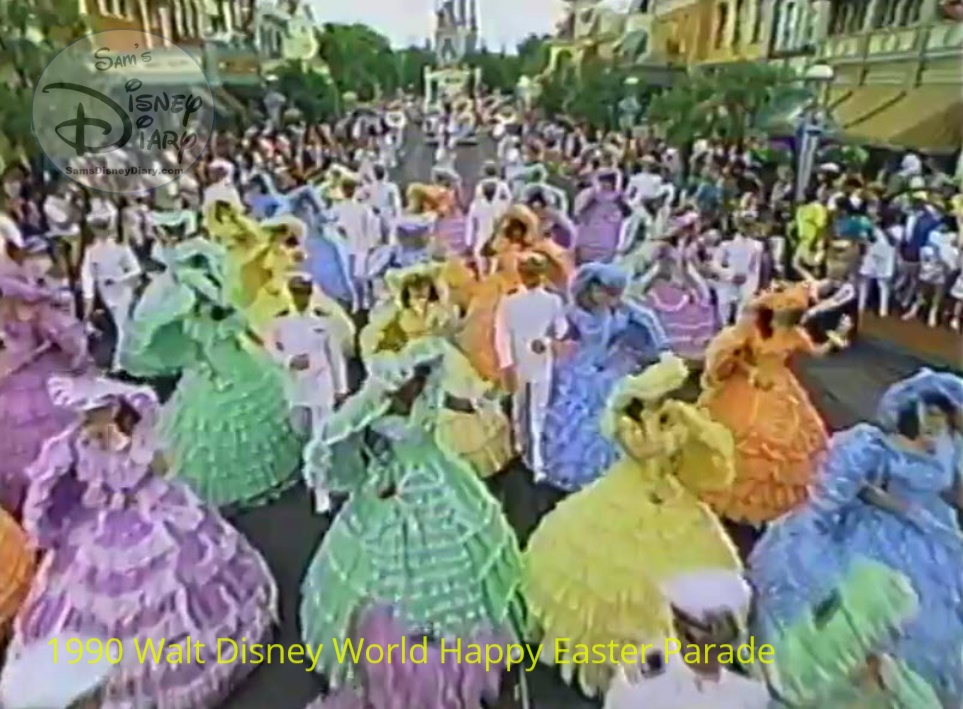 1990 Walt Disney World Happy Easter Parade - Right Down Main Street USA
