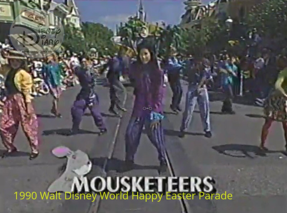 1990 Walt Disney World Happy Easter Parade - The Mousketeers on Main Street