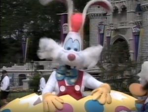 1995 Walt Disney World Easter Day Parade Rodger Rabbit takes center stage