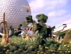 1995 Walt Disney World Easter Day Parade New Topiary's for the 1995 Epcot Flower and Garden Festival