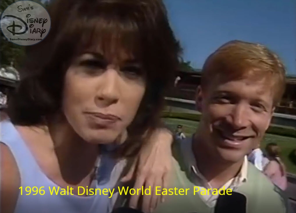 1996 Walt Disney World Easter Parade Special Guests J.D. Roth and Brianne Leary