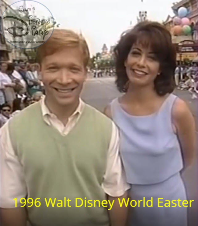 1996 Walt Disney World Easter Parade Special Guests J.D. Roth and Brianne Leary