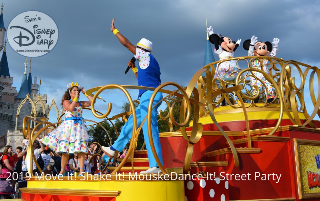 SamsDisneyDiary Episode #117: Walt Disney World Magic Kingdom Move It, Shake It, mouskeDance It Street Party New for 2019