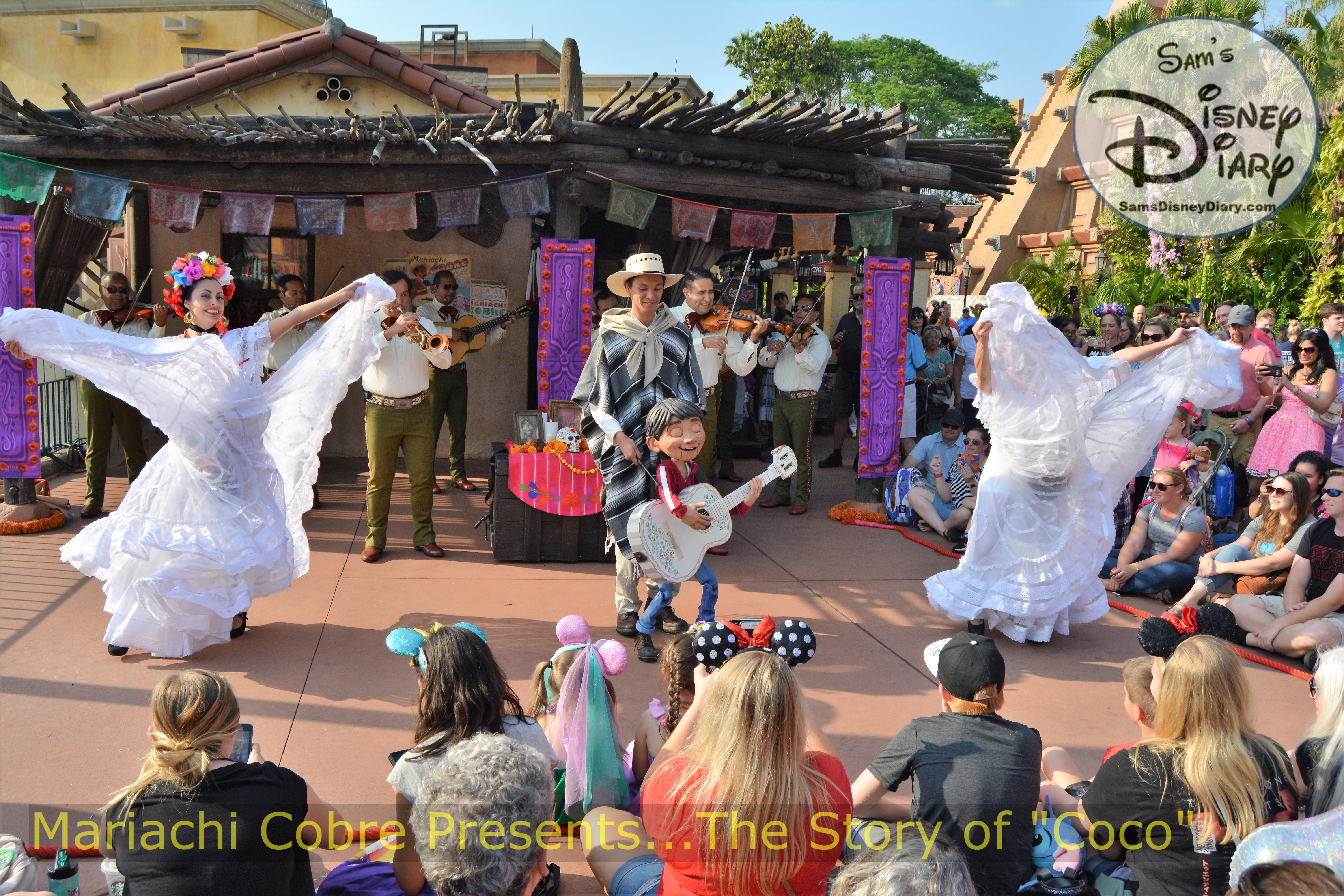 SamsDisneyDiary Episode #116: The Mariachi Cobre Present...The Story of "Coco" - Miguel himself appears in the form of a hand-crafted puppet