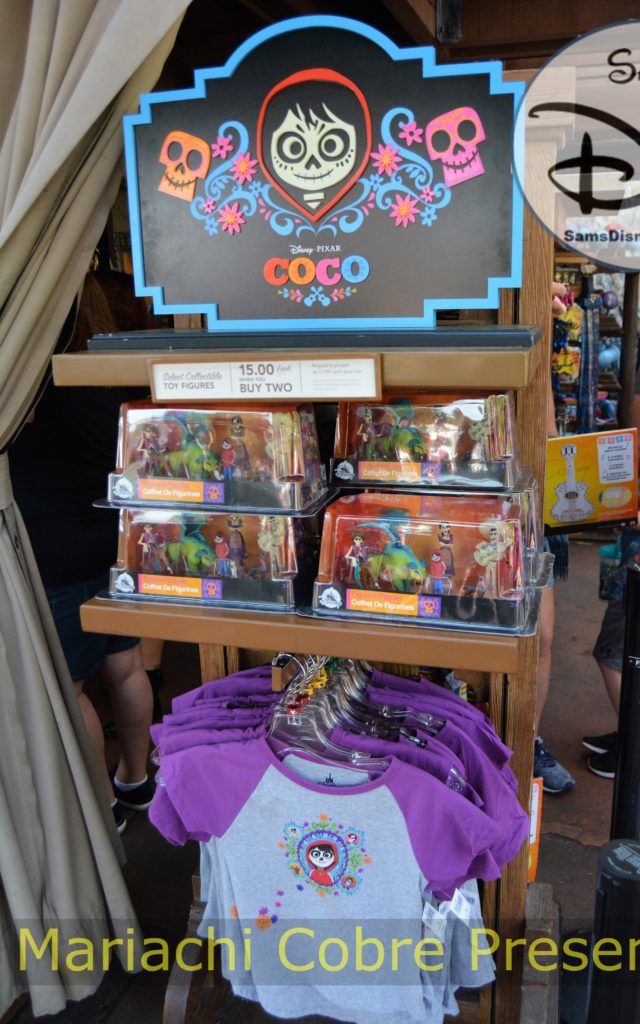 SamsDisneyDiary Episode #116: The Mariachi Cobre Present...The Story of "Coco" - Coco Merchandise available in Epcots Mexico
