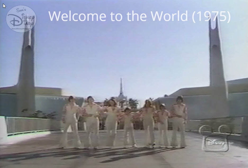 SamsDisneyDiary Welcome to the World 1975 - The Rhodes Kids Preform in Tomorrowland