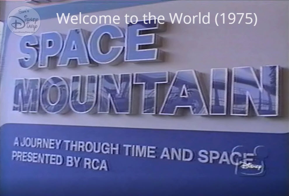 An early look inside Space Mountain from Welcome to The World 1975