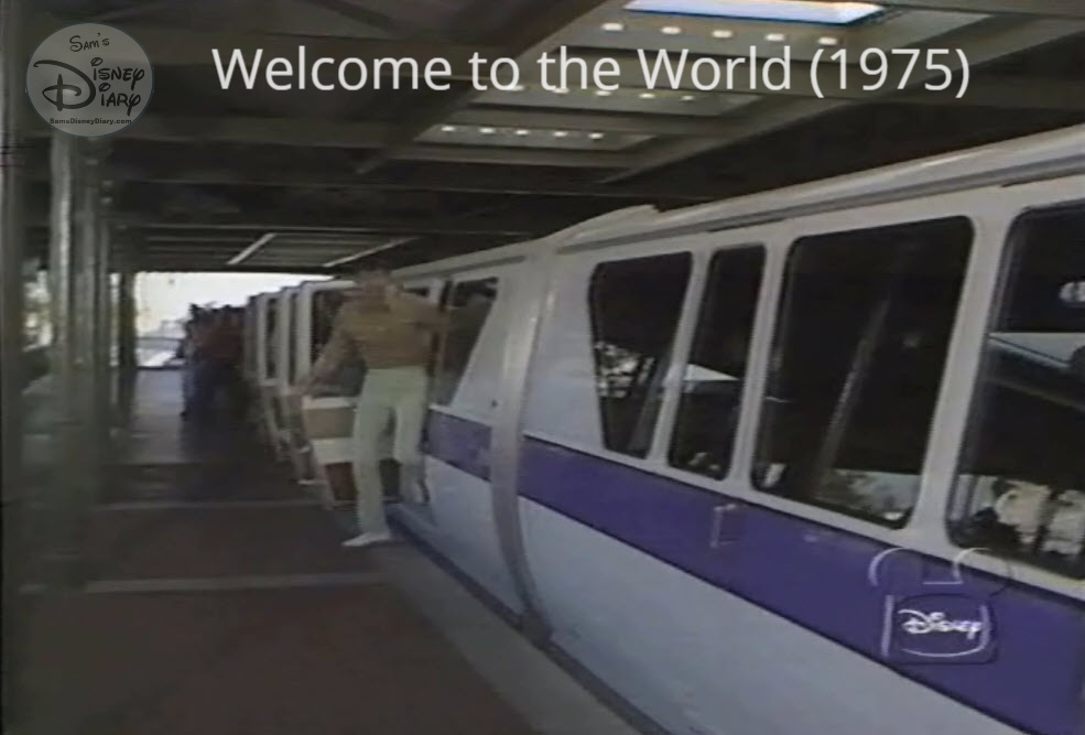 Classic Monorail Doors as seen in 1975 during the Welcome to the World Television